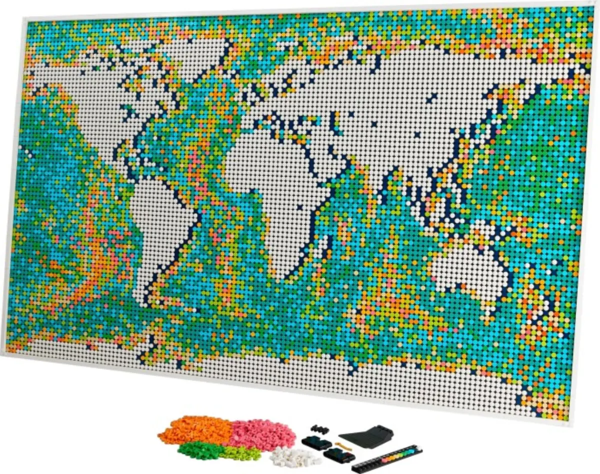World Map set photo